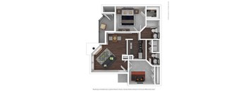 A5 Floor Plan at Infinity on the Mark, Dallas, TX, 75243